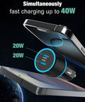 Kickass 6 Pack Usb C Car Charger Featuring Dual 20W Fast Charging Ports For Rapid Juice Transfer And Zero Hassle Setup Cigarette Lighter Adapter For Modern Vehicles with smartphones