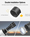 Two Point Five Millimeter Wide Angle Telescope Eyepiece For Planetary Observation Dope 1.25 Inch 58 Degree Apparent Field installation options