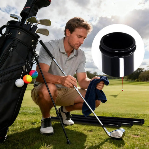 Golfer cleaning club with 14 Pack Golf Club Pro Grade Protection Tubes 34 Inch Length With 1.5 Inch And 1.25 Inch Inner Diameters