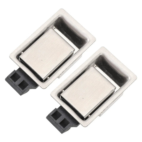 Heavy Duty Commercial Grade Stainless Steel Flush Mount Paddle Handle Lock Pair, Built Like A Tank Truck Toolbox Latch With Hella Fast Installation For Trucks And Trailers