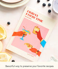 Blank Recipe Book To Write Your Own Recipes For Family Keepsakes Durable Hardcover Cookbook Journal placed on table