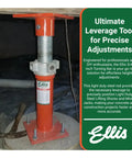 Mini Jack Turning Bar Three Quarter Inch Steel Adjustment Rod For Extra Leverage Fits Screw Jacks in use for leveling