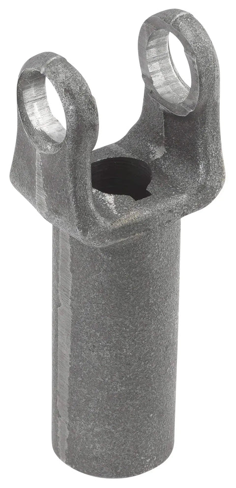 Heavy Duty Universal Joint Slip Yoke UJ1752 metal construction with dual openings for secure attachment and power transfer.