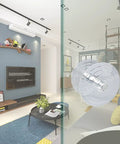 Sleek Clear Round Crystal Glass Cabinet Knobs Featuring Rock Solid Zinc Alloy Construction For Kitchen Drawers Dresser Pulls Hella Tough Rustproof Home Upgrade Hardware on glass door.