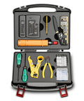 11 In 1 Pro Grade Network Tool Kit For Ethernet Cabling Pass Through Crimper RJ45 Tester Punch Down Tool Stripper Cutter