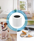 A1 A1W Air Purifier Replacement Filter H13 True HEPA 2 Pack for smoke and pet dander in various home environments