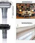 Must Have All In One Vacuum Attachment Kit with stiff bristle tool for DC58 DC59 DC65 V7 V8 V10 V11 V15 cleaning bookshelf windowsill