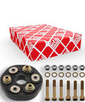 Premium Flexible Propshaft Coupling Fits Mercedes 90mm Pitch Circle Diameter Front Mount kit with bolts, washers and nuts