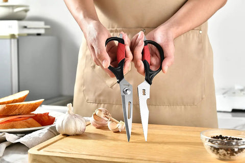 Heavy Duty Come Apart Kitchen Scissors For Chicken Meat And Veggies Easy To Clean Split Kitchen Shears For Food Prep 9 Inch Long
