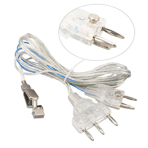 Fencing Body Wire For Saber Foil Epee, Stainless Steel Core Body Cord With Transparent Head