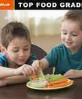 Crinkle cutter and potato cutter set, 2-piece with stainless blades; kids dip veggie sticks