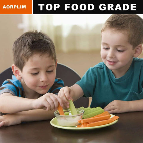 Crinkle cutter and potato cutter set, 2-piece with stainless blades; kids dip veggie sticks