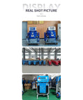 Heavy Duty Portable Polyurea And Polyurethane Spraying Machine For Efficient Foam Insulation shown in various angles in a warehouse.