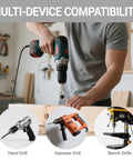 Professional Forstner Drill Bit Set Wicked Sharp Heat Treated Carbon Steel Boring Bits for use with hand drills and drill presses.