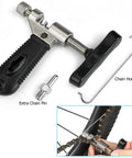 Heavy Duty Bike Chain Splitter With Chain Hook And Cutter Tool For 7 To 11 Speed Chains Remove And Install Made Easy No Fuss Metal Frame