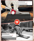 Comparison of Heavy Duty Chisel Sharpening Jig And Wood Honing Guide With Adjustable Angles for precise bevel vs hand honing.