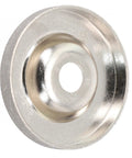 Heavy Duty 56mm Cup Grinding Wheel For Metal With 10mm Bore Hole, shiny metal design for cutting and smoothing tasks.