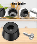 Eight Pack Non Slip Rubber Feet Bumpers Kit With Screws And Stainless Washers For Cutting Boards, Small Furniture And Appliances.