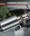 Close-up of 2 Pack Camshaft Variable Valve Timing Solenoids VCT Solenoids 8L3Z-6M280-A And 8L3Z-6M280-B Replacement For 2004 2005 2006 2007 F150 Mustang Sport Trac 4.6L 5.4L V8 Engines Fits Expedition Explorer Lincoln Navigator Mercury Mountaineer showing metal body and screw