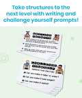 Writing and challenge prompt cards from Must-Have STEM Bins Classroom Kit By Brooke Brown Set Of 12 Hands On Science And Engineering Activities.