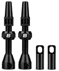 Ultra Lightweight Tubeless Presta Valve Stem Kit For Bikes With 40/44/55/60/65/80/100mm Lengths, Anodized Aluminum, Anti Rust