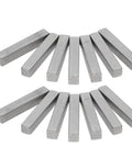 Grab This 20 Pcs Stainless Steel Rectangular Shaft Key Set For Mechanics Seeking Rock Solid Reliability For Drive Assembly Featuring Tool Free Setup Ensuring Corrosion Protection Plus Extended Life For Hard Core DIY Projects, 20 pcs
