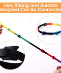 80 Pcs Reusable Cable Ties Set With 6 8 10 Inch Adjustable Wire Ties featuring multicolor hook and loop strap connections