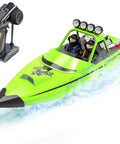 Totally Fun RC Boat For Kids And Adults With 2.4GHz Remote Control, LED Lights, 20 MPH Fast Jet Boat For Pool Or Lake, Water Toy