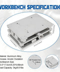 Pro Grade 2D 2 Axis Laser Marker Stand With XY Positioning, aluminum workbench dimensions 8.2x5 inches, rust resistant