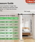 9 Ft Bi Fold Sliding Barn Door Hardware Kit With 108 Inch Rail For Four Doors Up To 26.5 Inches Wide Heavy Duty Steel Roller System