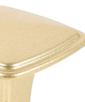 Close-up of a gold square handle from 10 Pieces Metallic Cabinet Pull Handles Square Door Pulls Rust Resistant Slick Easy Install Modern European
