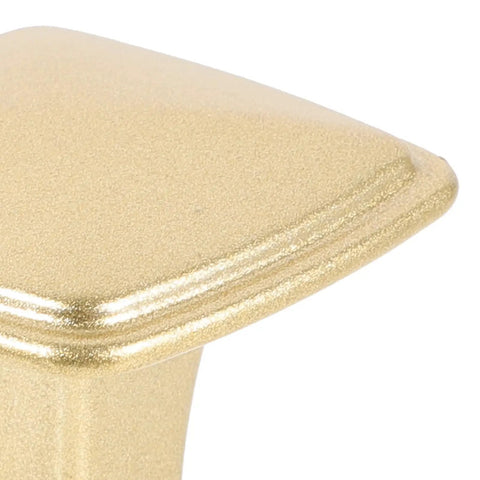 Close-up of a gold square handle from 10 Pieces Metallic Cabinet Pull Handles Square Door Pulls Rust Resistant Slick Easy Install Modern European