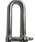 Stainless Steel 316 Long D Shackle 12mm Marine Grade Dee Ready For Heavy Duty Towing And Lifting Corrosion Resistant