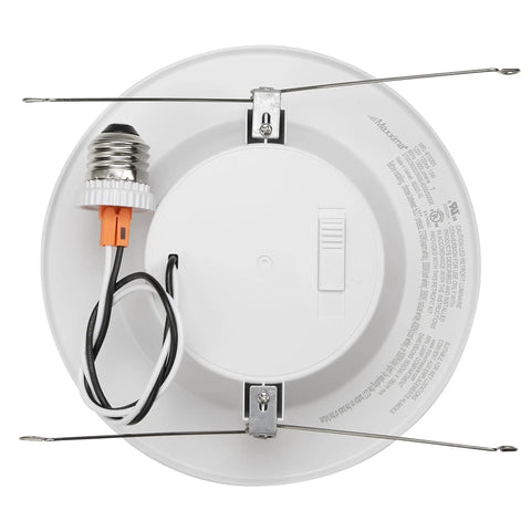 5 Inch And 6 Inch Retrofit Recessed Led Downlight, 1300 Lumens, 5 Color Temperatures, 13 Watt Equals 100 Watt Bulb, Easy Drop In Install, Killer Brightness For Your Space