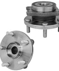 Four Piece Front And Rear Wheel Bearing Hubs Assembly For Subaru Legacy Outback Forester WRX STI Ascent 2015 Through 2021 Five Lug Design
