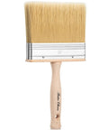 Wide 5 Inch Deck Stain Brush With Wooden Handle For Smooth, Even Application Of Stains, Sealers And Finishes On Wood Surfaces