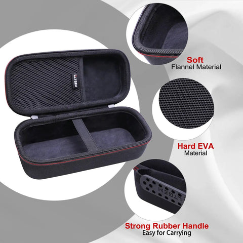 Durable EVA Case For FLIR TG165-X TG267 TG275 TG297 Thermal Cameras With Secure Belt Clip, semi-waterproof hard shell