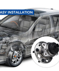 Top Grade 512495 Rear Wheel Hub And Bearing Assembly for 2014 2019 Kia Soul and 2015 2019 Soul Ev, showing easy installation.