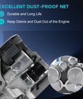 Close-up of Direct Fit OCV Oil Control Valve Timing Solenoid for Acura RSX Honda Civic, showing durable dust-proof net.