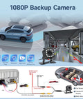 Installation guide for 7 Inch Double Din Car Stereo With Touchscreen Backup Camera Bluetooth Hands Free Calling Mirror Link FM MP3 MP4 USB Aux Input Subwoofer Ready High Definition Multimedia Receiver For Car Audio showing connection and wiring setup.