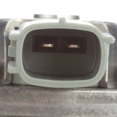 Close-up view of the electrical connector of Brand New Fresh Frame Mounted Mechanical Fuel Pump Assembly with Gaskets Included OE Quality Replacement HM10014.