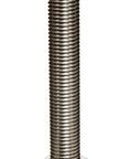 Heavy Duty Stainless Steel Leveling Mount With Swivel Ball End Stud And Glass Filled Nylon Base For Adjustable Machinery Height showing threaded stud and base.
