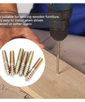 Double Ended Hanger Bolts Set Yellow Zinc Plated For Wood Furniture M4 M5 M6 M8 M10 Sizes Used in Wood