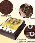 Beefy 30x40 Ft Tarp Cover 10 Mil Waterproof All Weather Protective Sheet for Equipment and Gear Construction Sites Outdoor Use Rip Resistant Tear Proof Durable with rustproof grommets