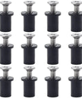 12 Pairs M4 Rubber Well Nuts Neoprene Expansion Brass Nuts Fairing Universal Motorcycle Fasteners With Stainless Steel Pozi Screws For Canoe Boat Kayak And Other Water Craft Sealing And Vibration Dampening In Mounting Holes