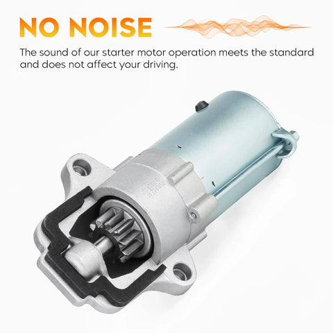 Ford Focus Escape Explorer Edge Transit Connect 6674 Starter Compatible With 2.0L 2.3L 2.5L Engines For 2003 To 2013 Models PMGR 11T