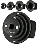 Huge Low Profile Impact Socket Adapter Kit For Tight Spaces, Cr-Mo steel 1/4 to 1-inch magnetic adapters