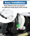 Heavy Duty HVAC Blend Door Actuator Fixes Honda Civic Heater Grief 2006-2011 with easy installation setup view.