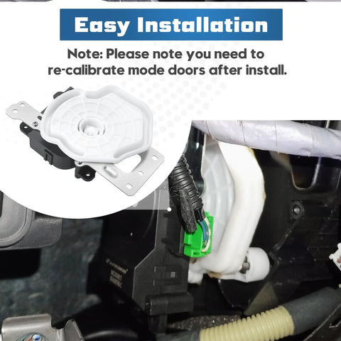 Heavy Duty HVAC Blend Door Actuator Fixes Honda Civic Heater Grief 2006-2011 with easy installation setup view.