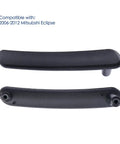 Interior Door Inner Pull Handle Set For Mitsubishi Eclipse 2006 Through 2012 Driver And Passenger Side Black Replacement in black